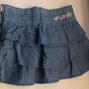 Roxy Blue Tiered Skirt